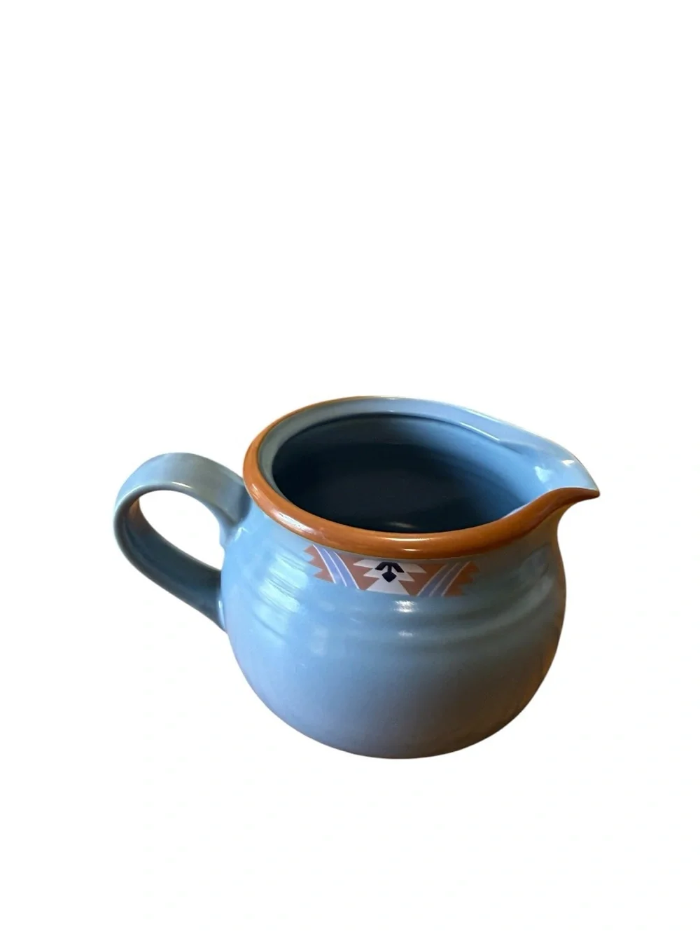 Noritake Stoneware Japan Blue Adobe 8678 Gravy Boat